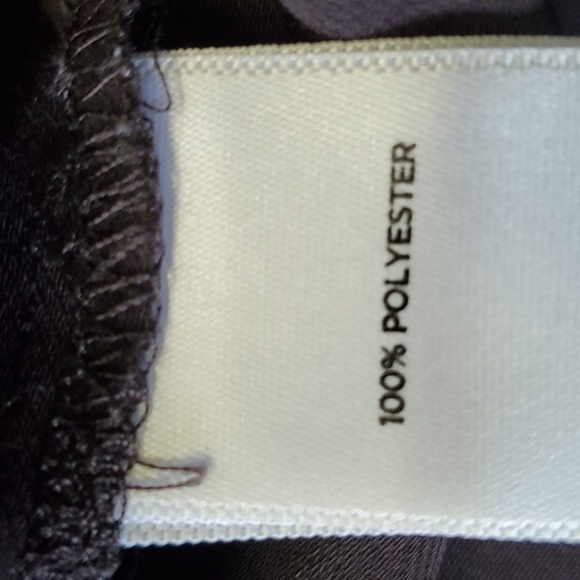 LILLAP BLACK SHEER TOP, size large. Ruffle. Excellent condition. Long sleeves. - Picture 7 of 9